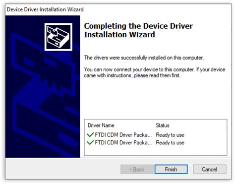 Install or update FTDI drivers .